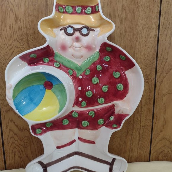 2 Large Chip & Dip Trays Beach Design Decor - Picture 3 of 10